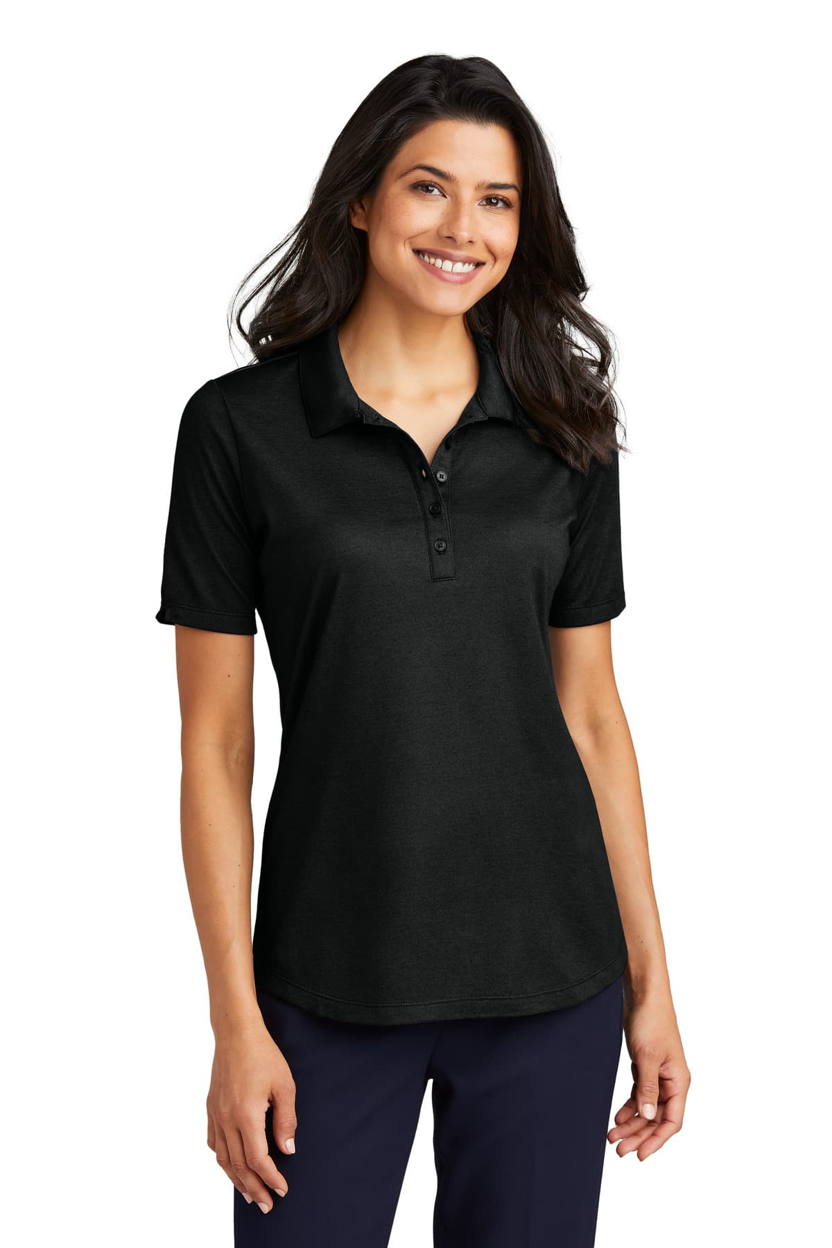 Port Authority® Ladies Fine Pique Blend Polo LK830