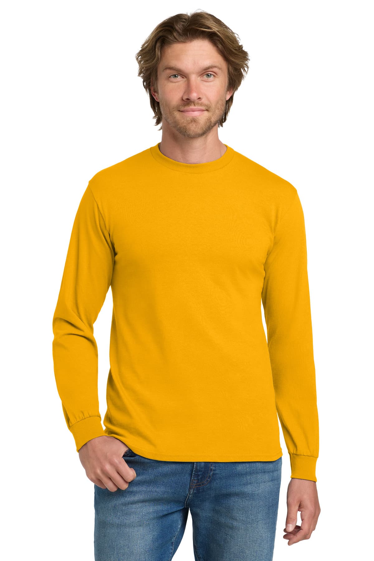 Gildan® - Heavy Cotton 100% Cotton Long Sleeve T-Shirt.  5400