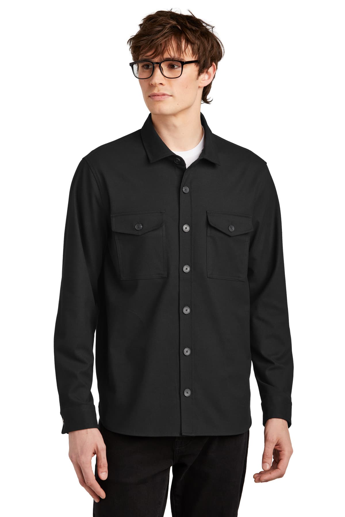 Mercer+Mettle Long Sleeve Twill Overshirt MM2020
